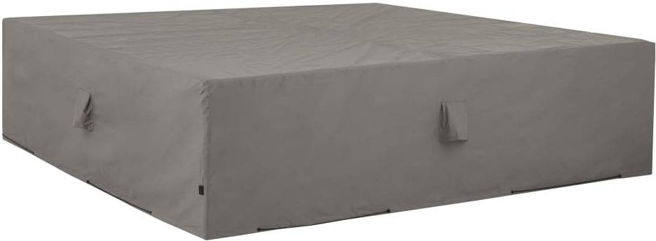 Madison Funda Para muebles de exterior mobiliario casa tela hogar bricolaje accesorios complementos bancos mes juego gris 400x300x70 cm conjunto