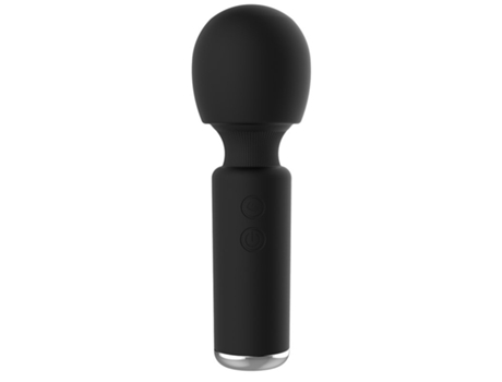 Mini vibrador de masaje de silicona de 10 frecuencias para mujer (negro) VEANXIN