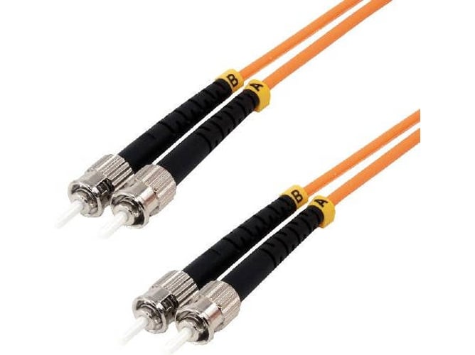 Cable Fibra Óptica MCL (ST - 2 m - Naranja)