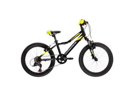 KROSS Bicicleta Infantil Level Mini 2.0 20 pulgadas 6v Negro-Verde Lima - KROSS Level Mini 2.0 es una herramienta que te permitirá