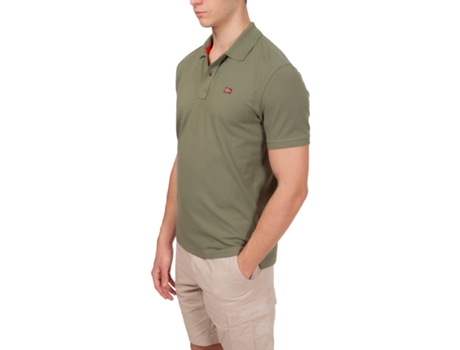 Polo de Hombre NAPAPIJRI Algodón Verde (S)