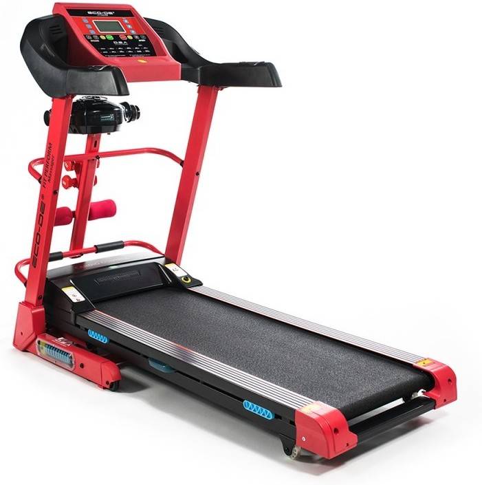 Cinta de Correr ECO-DE Fit Perform Profissional (157 x 56 x 137 cm - Negro, Rojo)