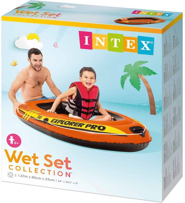 Barco Hinchable INTEX Explorer Pro (137 x 85 x 23 cm)