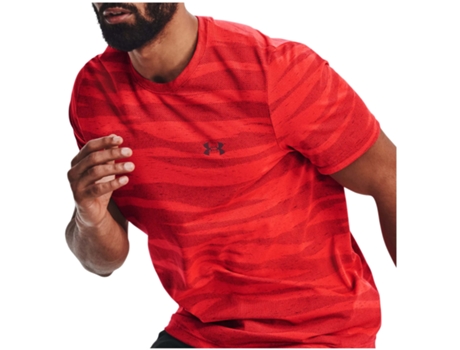 Camiseta de Hombre UNDER ARMOUR Corta Seamless Wave Rojo (SM)