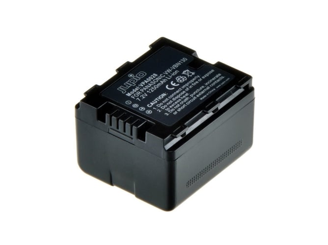 Batería JUPIO VPA0028 para Panasonic VW-VBN130 1250 mAh