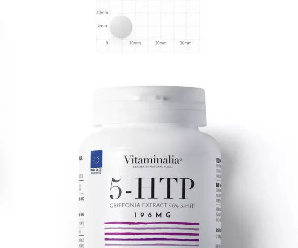 Hsn 5htp De vitaminalia dosis diaria 200mg suministro 6 meses 180 tabletas 1 unidad 300