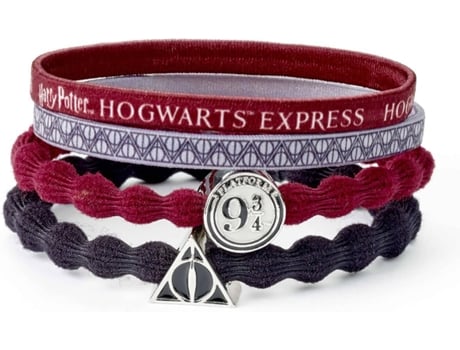 Set Gomillas Para pelo harry potter plataforma 9 34 y las reliquias muerte accesorios el carat shop platform 34deathly hallows juego bandas rojo negro 4