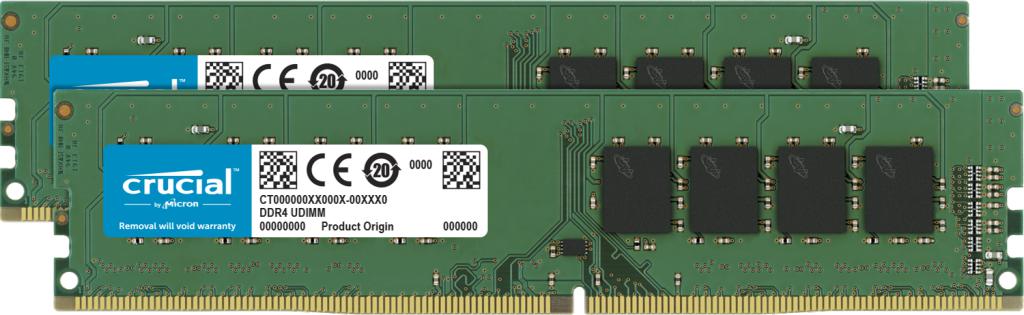 Memoria RAM DDR4 CRUCIAL  (2 x 8 GB - 2666 MHz)