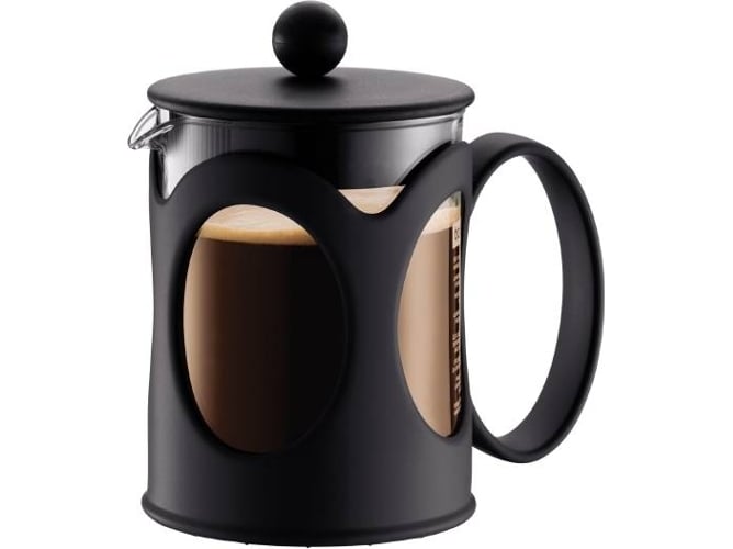 Bodum Cafetera Émbolo acero inoxidable negro 4 taza 1068301 0.5l