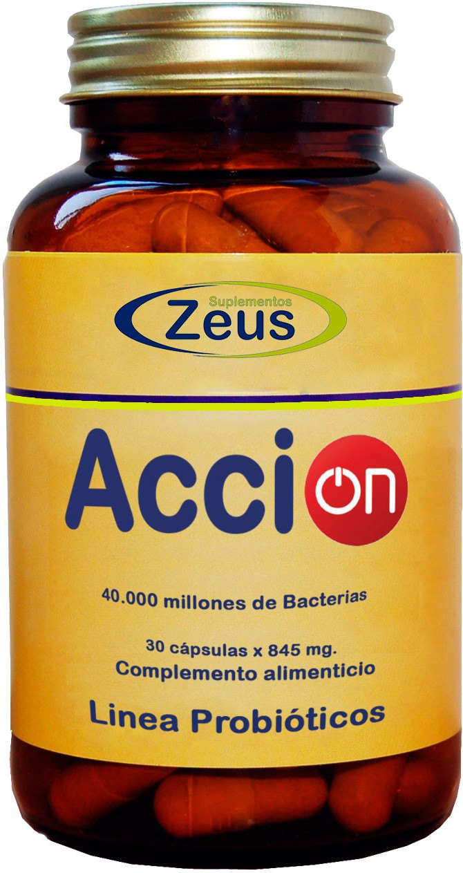 Complemento Alimentar ZEUS Accion 845 Mg X (180 Cápsulas)