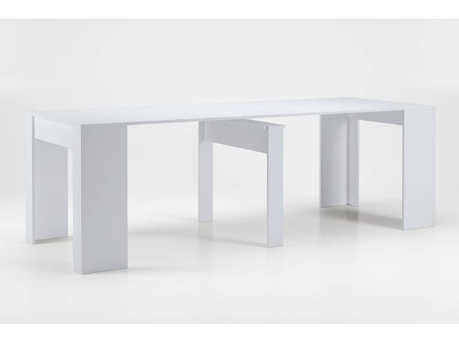 Skraut Home Mesa consola extensible hasta 237 cm dimensiones cerrada 78 90 50 material resistente blanco ideal para tu comedor o estudio de 235b2018 90x50x78