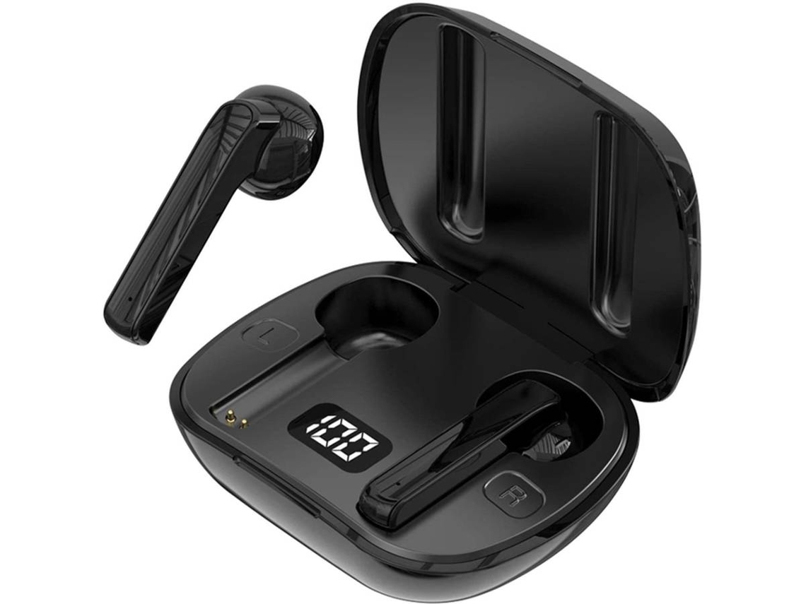 Auriculares Bluetooth True Wireless ENKERS Estuche de carga inalámbrica 5.0  Cancelación de ruido Re Time