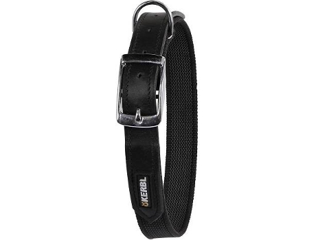 Collar para Perros KERBL Antideslizante (Negro - 53-61x2.5cm - Goma - L - Porte Grande)