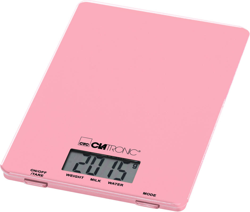 Báscula de Cocina CLATRONIC KW 3626 (Rosa)