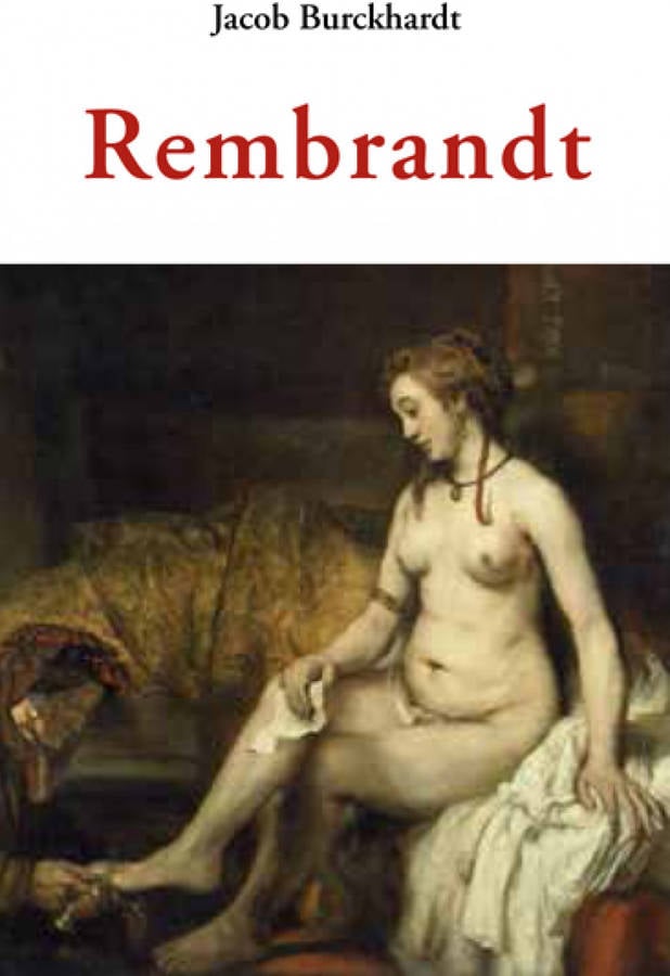 Rembrandt Libro De jacob burckhardt español