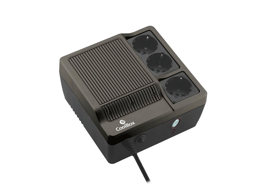 Ups COOLBOX Sai Scudo 600 600VA 3AC outlets Compacto