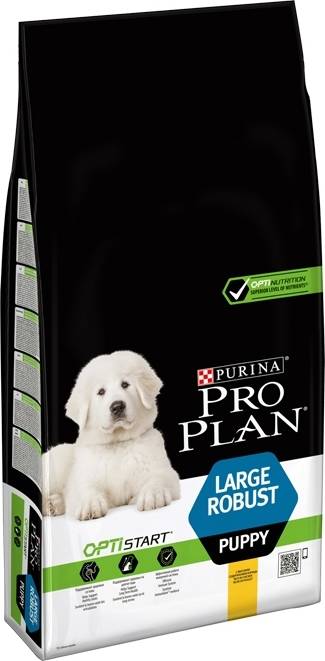 Pienso para Perros PURINA Pro Plan Large Robust Puppy (12Kg - Seco - Razas Grandes - Sabor: Pollo)