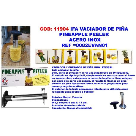 Ifa vaciador de piña pineapple peeler acero inox 0082evan01