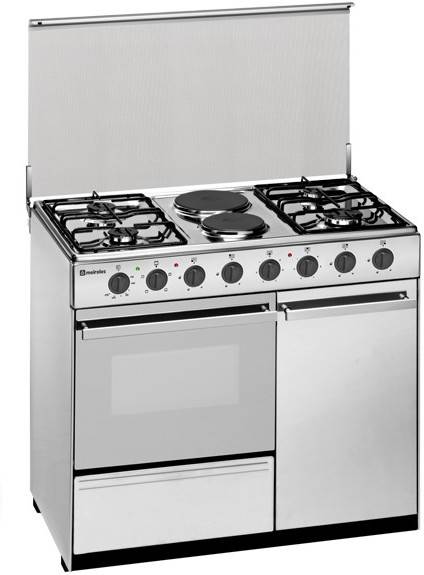 Cocina MEIRELES E 9421 V W (59 L - Gas Butano-propano y Focos Eléctricos  - Blanco)