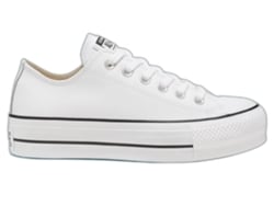 Zapatillas CONVERSE Cuero Mujer (37.5 - Blanco)