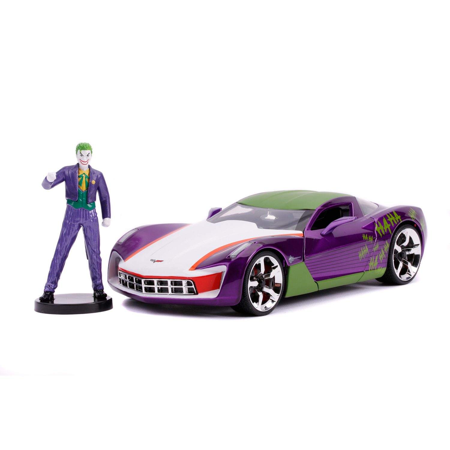 Figura de Acción JADA Joker Chevy Corvette Stingray 2009 (Edad Minima: 8)