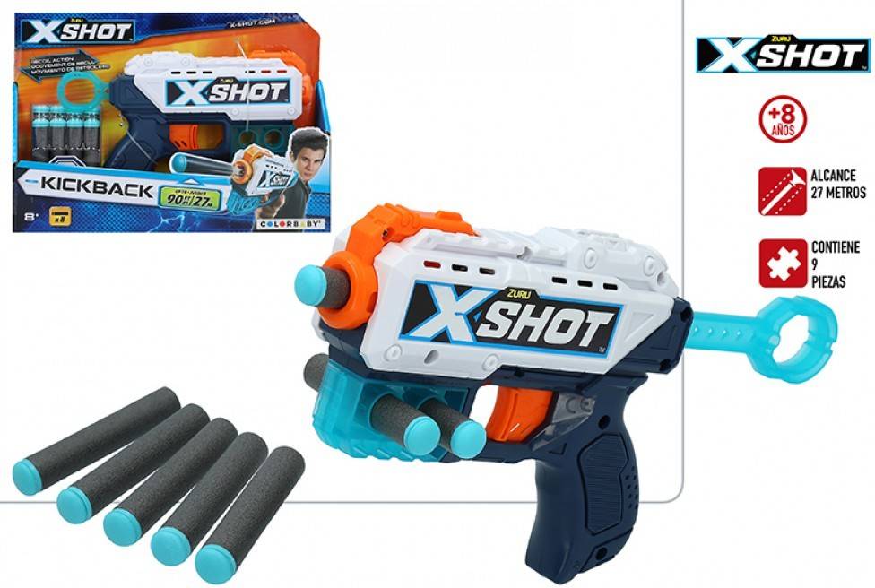 Pistola de Jugar ZURU KickBack X-Shot