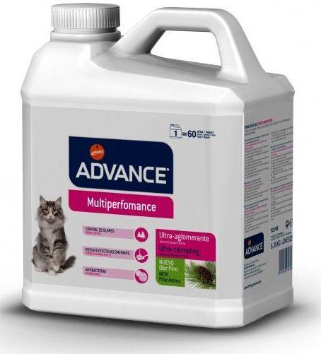 Arena Aglomerante para Gatos ADVANCE (6.36 Kg)