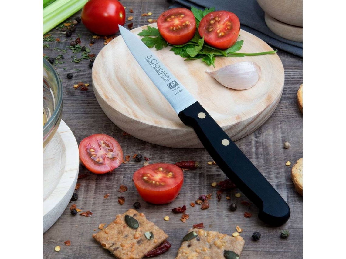 3 Claveles POM - Cuchillo Cocina Profesional 11 cm Acero Inoxidable –  PracticDomus