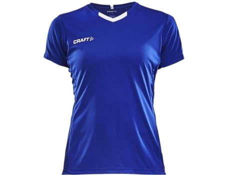 Camiseta de Mujer para Fútbol CRAFT Progress Contrast Azul (XL)