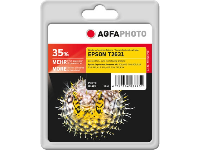 Cartuchos de tinta AGFAPHOTO APET263PBD