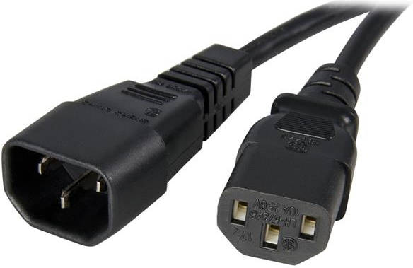 Cable de Alimentación STARTECH.COM (C13 - C14 - 1 m)