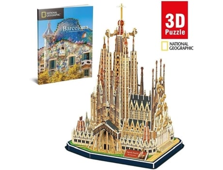 Puzzle 3d World brands sagrada familia edad minima 8 años 184 piezas national