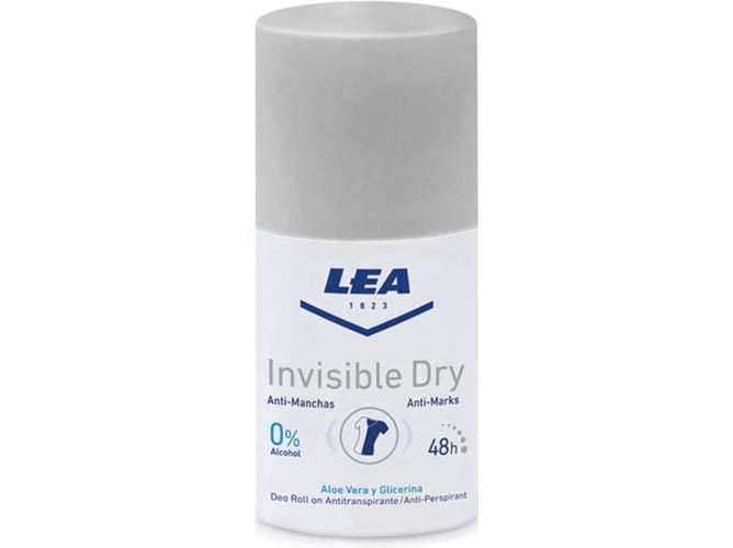 Desodorante LEA Invisible Dry 48H Desodorante Roll-On (50 ml)