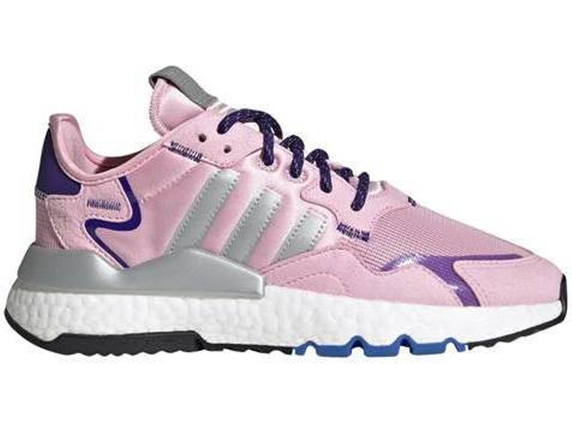 Zapatillas ADIDAS Nite Jogger W Mujer 40 Gris y Rosa Worten.es