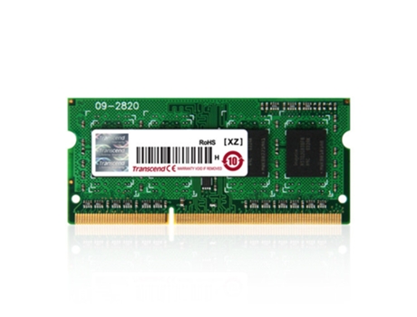 4GB, 1600MHz, SO-DIMM módulo de memoria DDR3 TRANSCEND