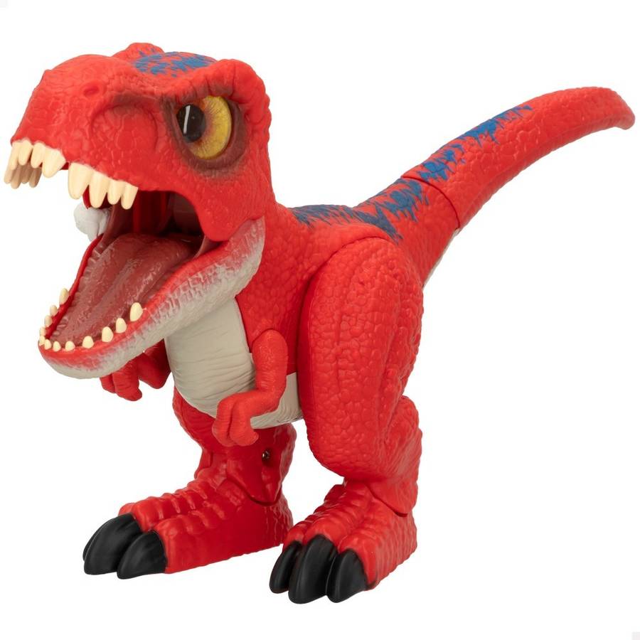 Figura de Jugar DINOS Velocirraptor T-Rex Junior con sonidos y movimiento