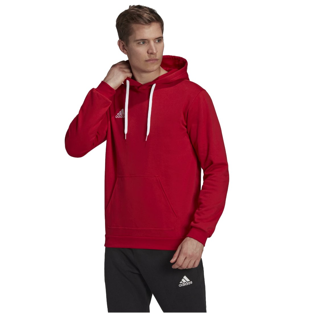 Ent22 Hoody Sweatshirt hombre sudadera adidas performance algodón rojo