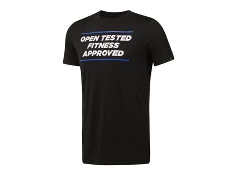 Camiseta de Hombre REEBOK Crossfit Open Tested (L)