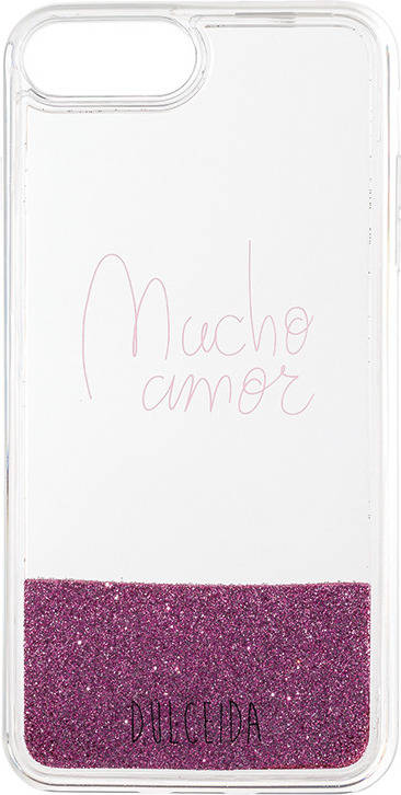 Carcasa iPhone 7, 9 DULCEIDA Glitter Transparente