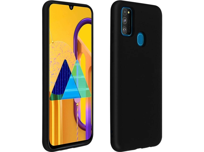 Carcasa Samsung Galaxy M30 AVIZAR Silicona Negro