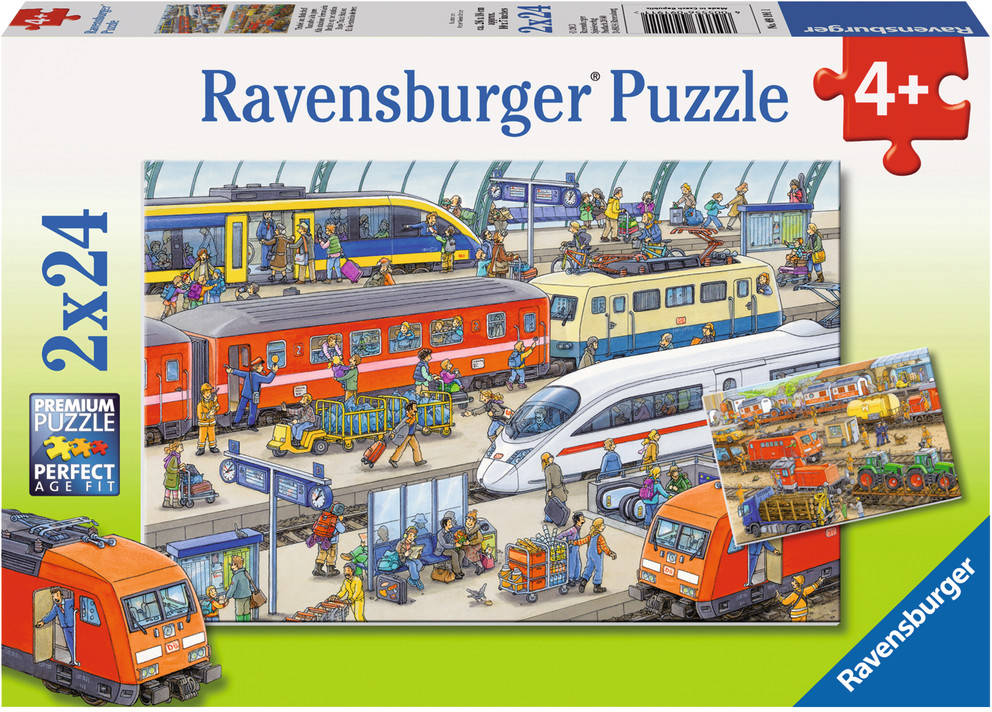 Puzzle RAVENSBURGUER Trens (24 Piezas)