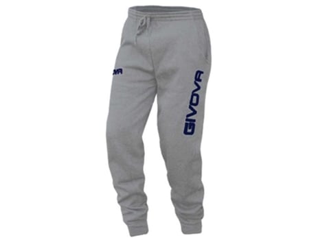 Pantalones para Hombre GIVOVA Cottone Gris para Fútbol (S)