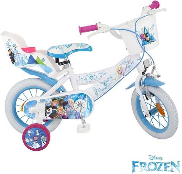 Bicicleta DISFRAZZES Frozen Talla Infantil (12" - Blanco)