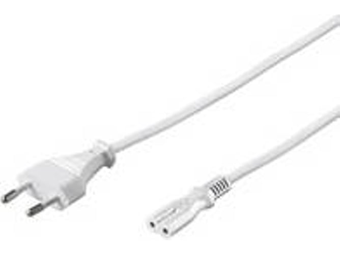 Goobay 93987 Cable de alimentación 3 m blanco nk 104 w300 iec320c7 3m