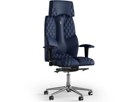 Silla de Oficina KULIK SYSTEM Business Stitching PU Cuero (Azul -130x50x50cm)