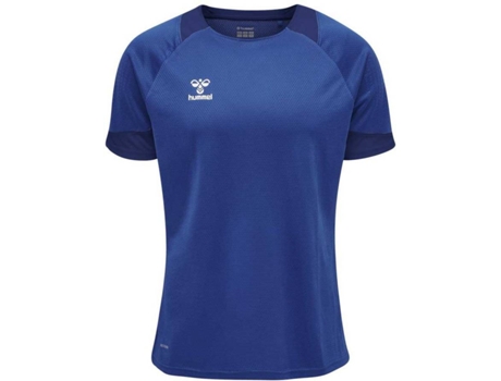 Camiseta de Hombre para Fútbol HUMMEL Lead Poly Azul (XL)