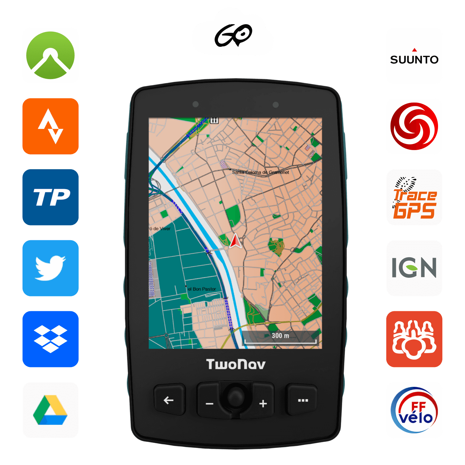 GPS TWONAV Aventura 2 Plus Azul