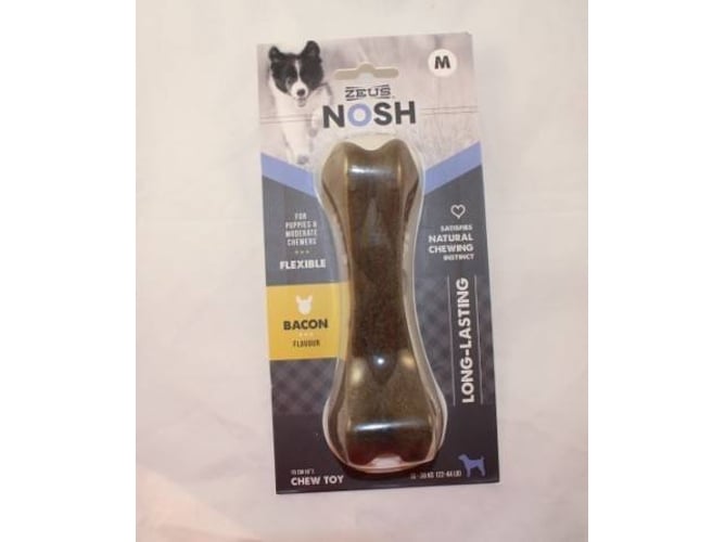 Hueso para Perros HAGEN Zeus Nosh Roer Bacon (M -15cm)