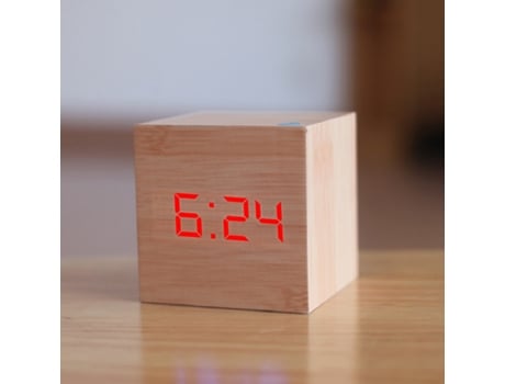 Despertador Digital de Madera con Leds SLOWMOOSE[D]