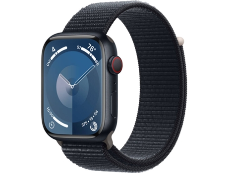 APPLE Watch Series 9 GPS+Cellular 45 mm Medianoche con Loop Deportiva Medianoche